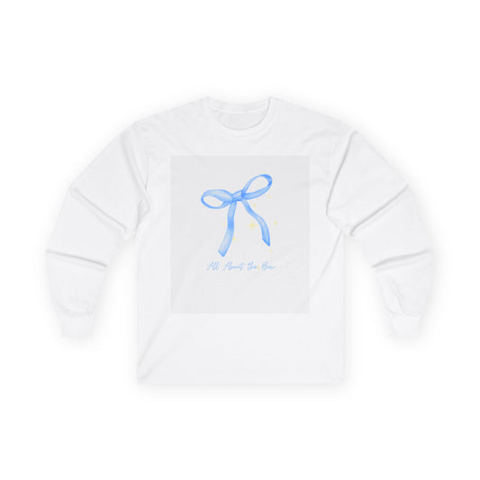 Cotton Long Sleeve Tee with Yellow Sparkly Stars
